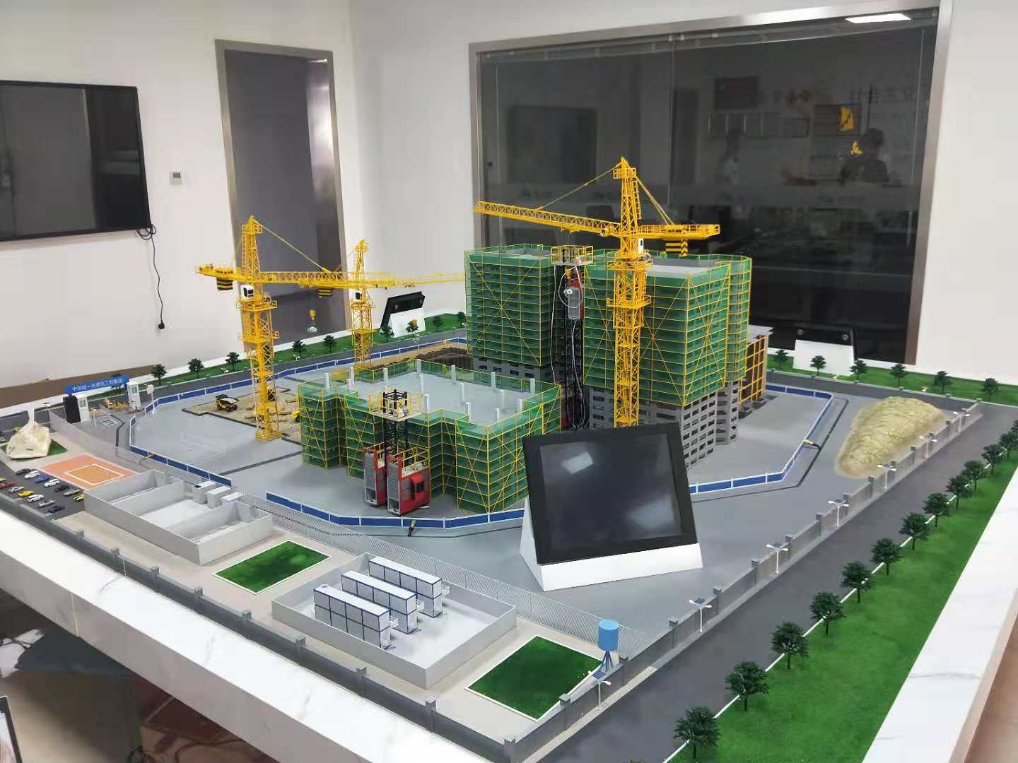 建筑施工场景模型